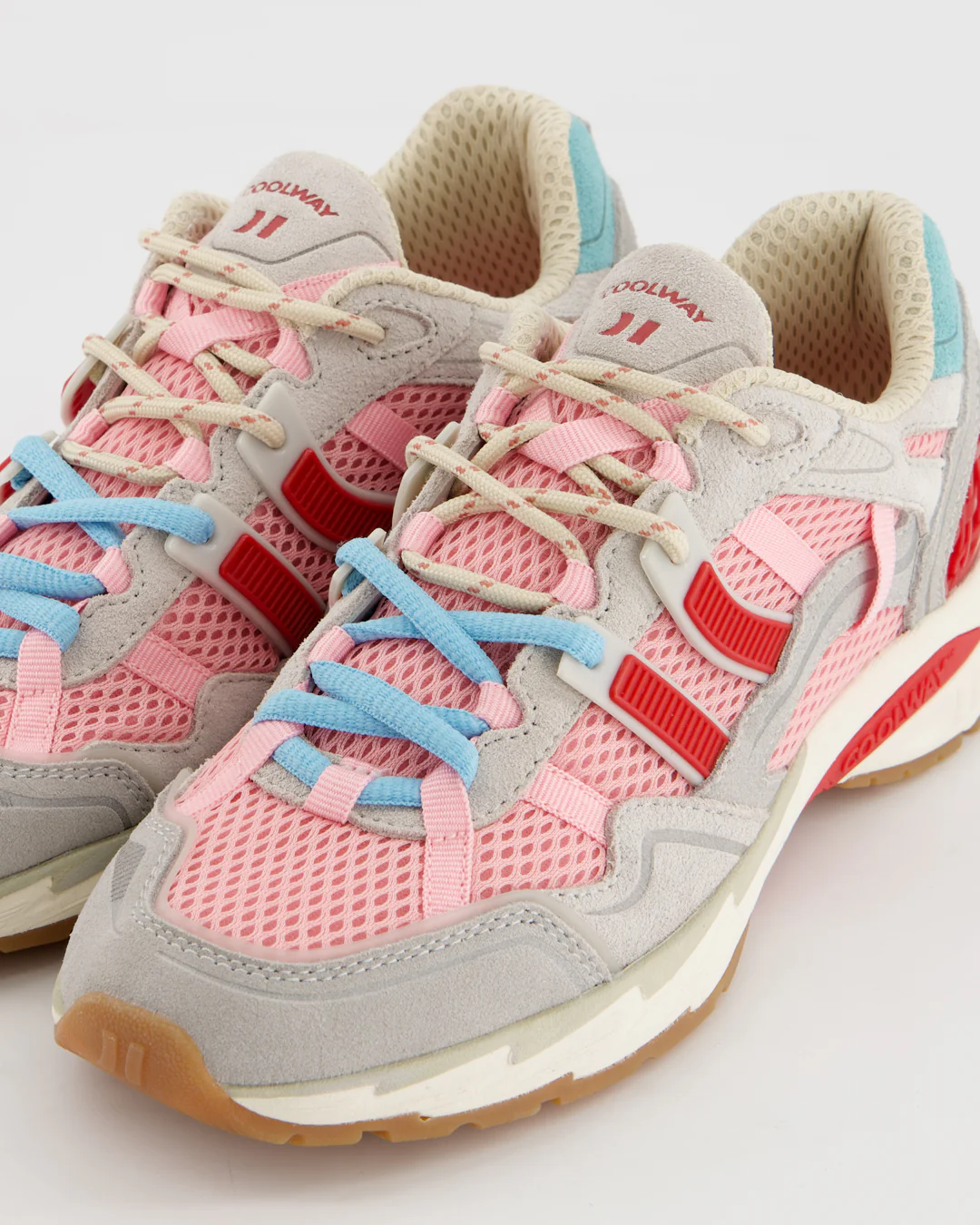 Coolway 2003 Pink Volt - Zapatillas deportivas de ante y malla - Image 5