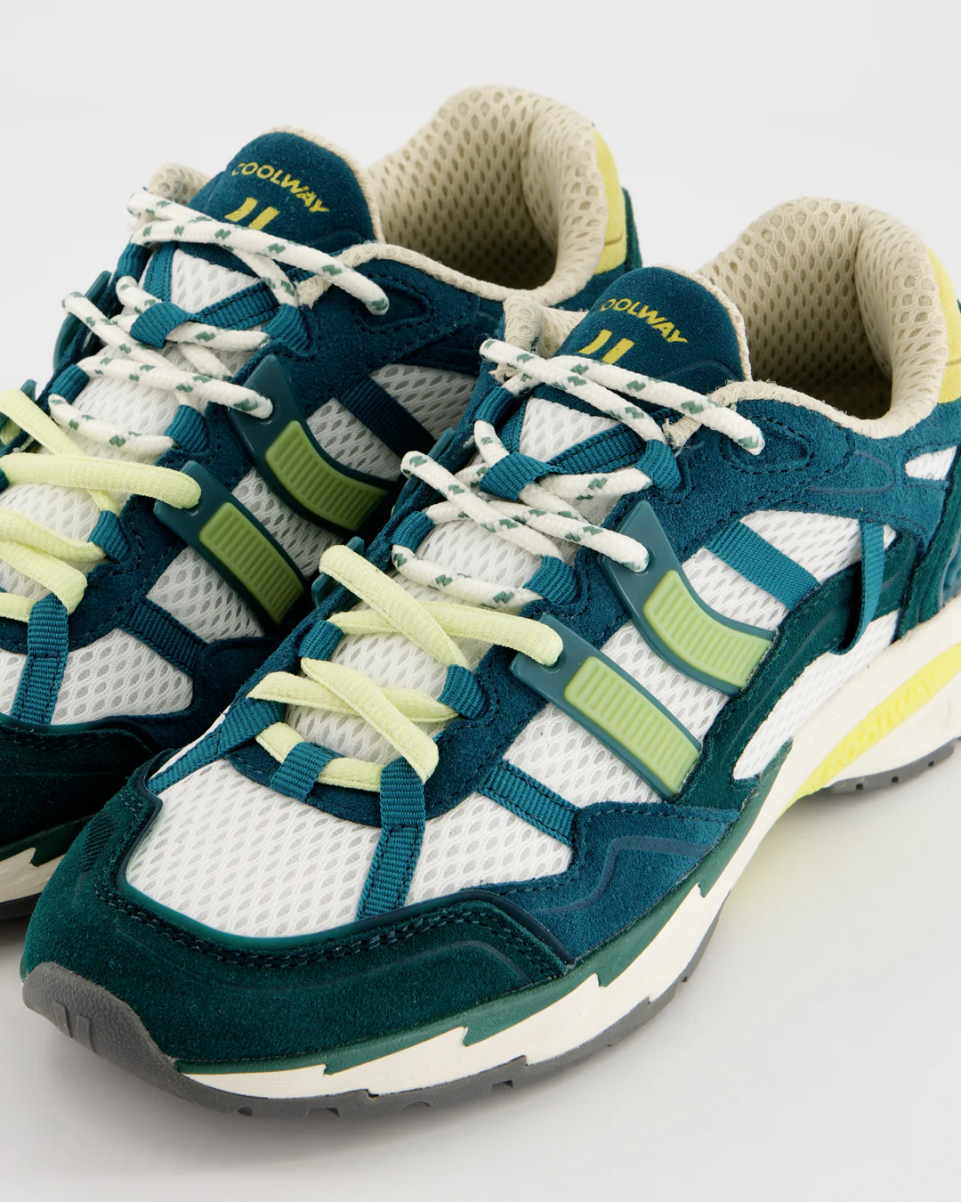 Coolway 2003 Teal Moon - Zapatillas deportivas de ante y malla - Image 4