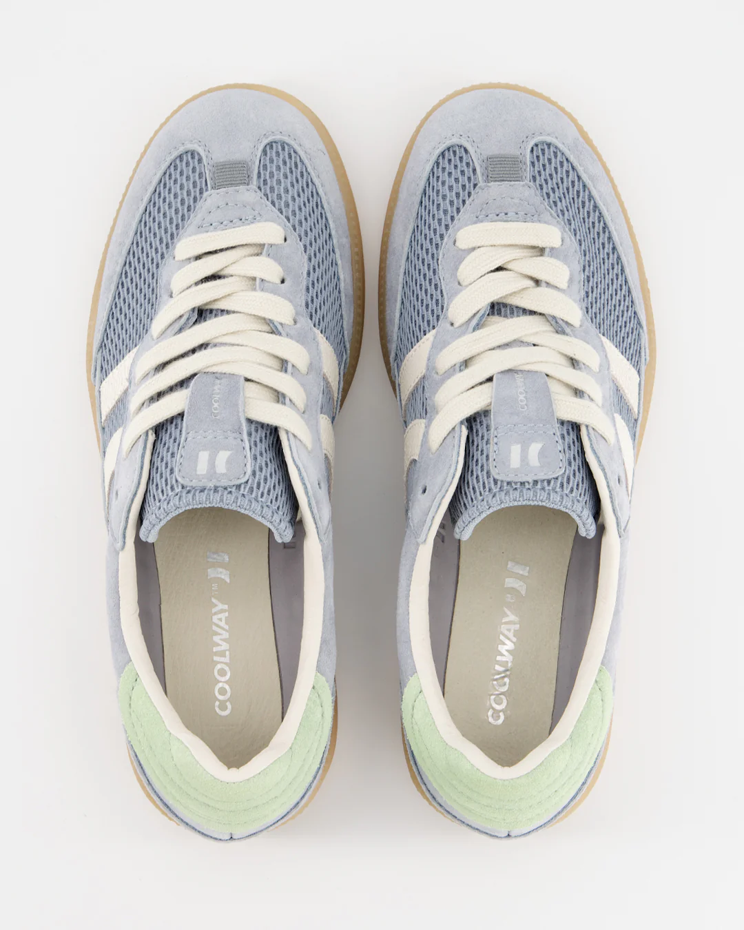Coolway Baresi Aqua Blue - Zapatillas de ante y nylon efecto malla - Image 2