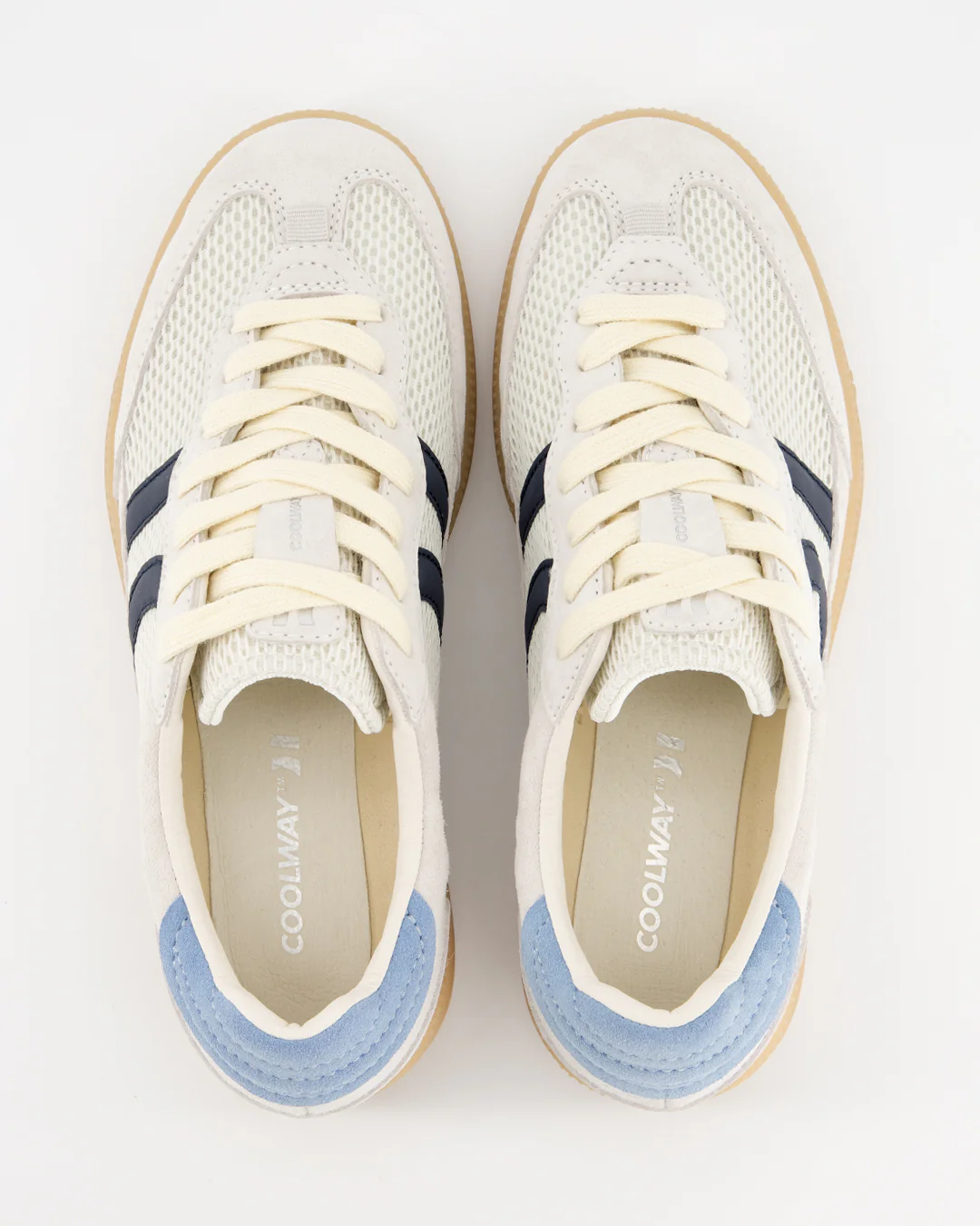 Coolway Baresi Icelink - Zapatillas de ante blancas - Image 2
