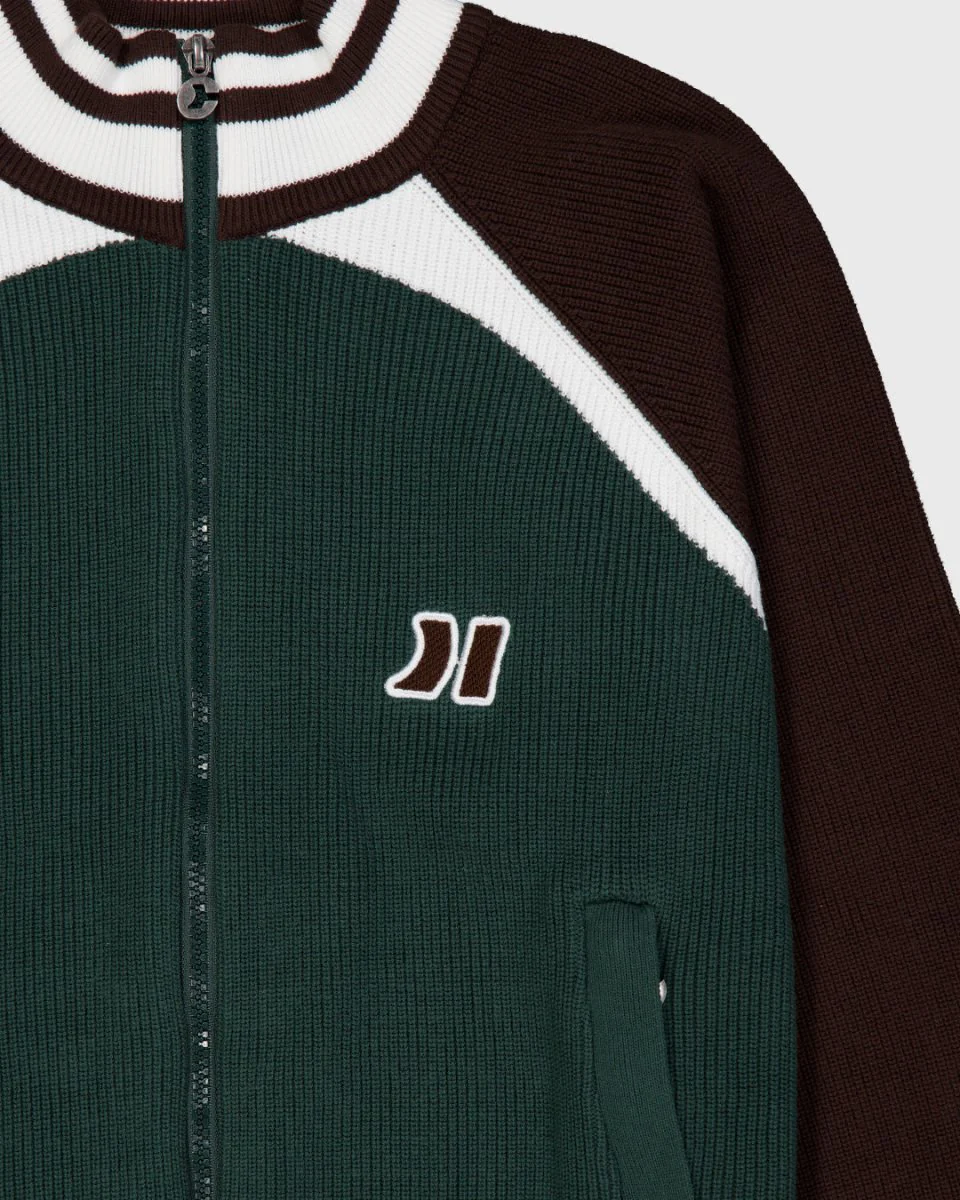 Coolway Basil Green Knit Zipper - Chaqueta deportiva de manga larga - Image 3