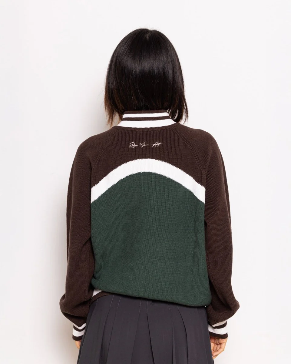 Coolway Basil Green Knit Zipper - Chaqueta deportiva de manga larga - Image 4