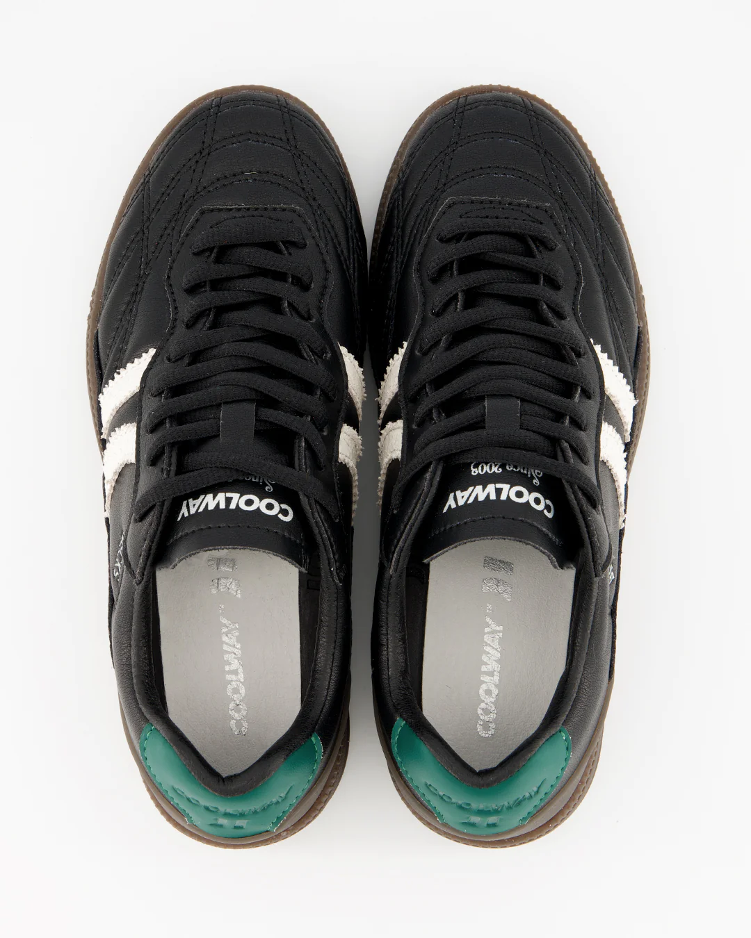 Coolway Becks Onyx Pulse - Zapatillas de piel negras - Image 2