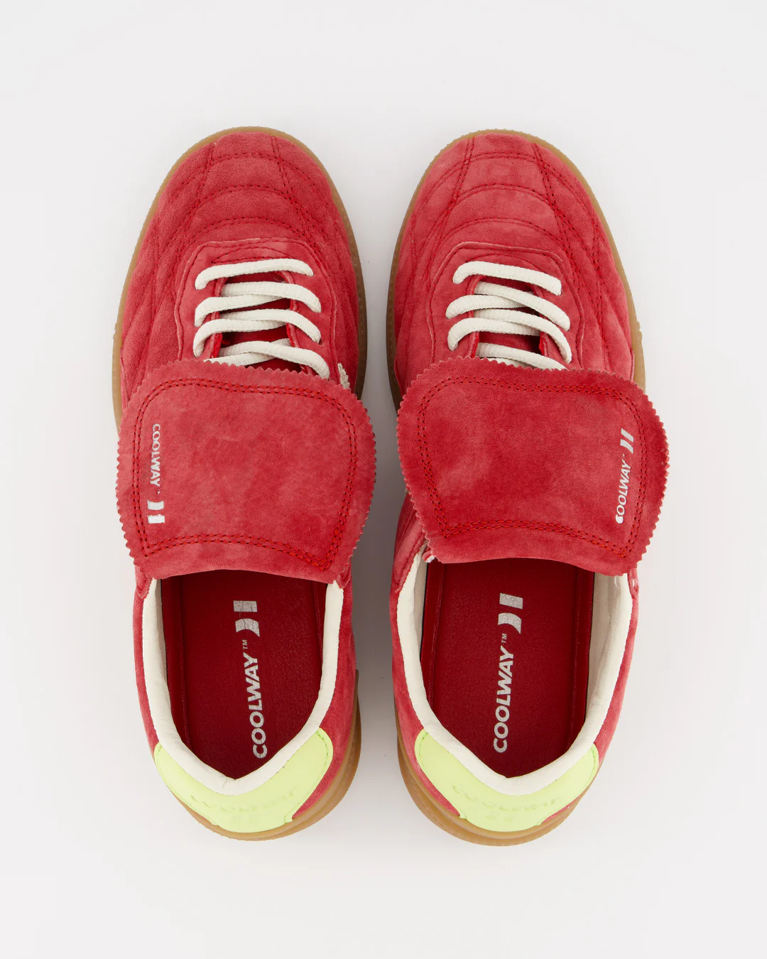 Coolway Becks X - Zapatillas de piel rojas - Image 2