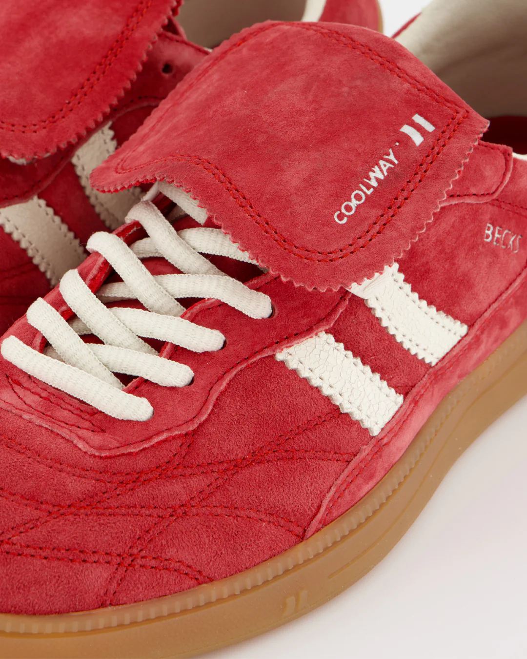 Coolway Becks X - Zapatillas de piel rojas - Image 4