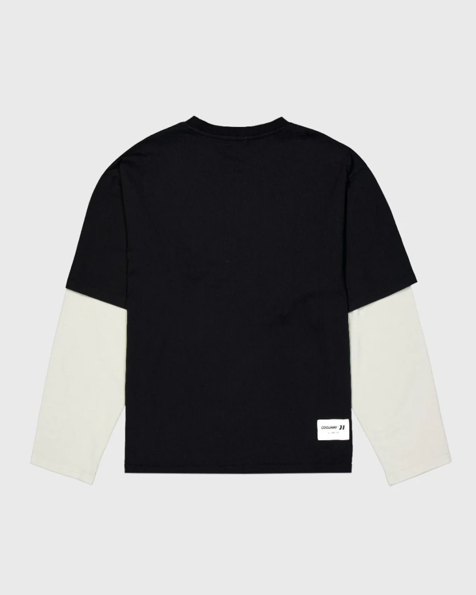 Coolway Black Double Sleeve - Camiseta doble manga - Image 3