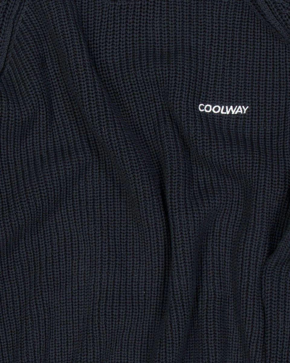 Coolway Black Knit Sweater - Jersey de manga larga en punto - Image 5