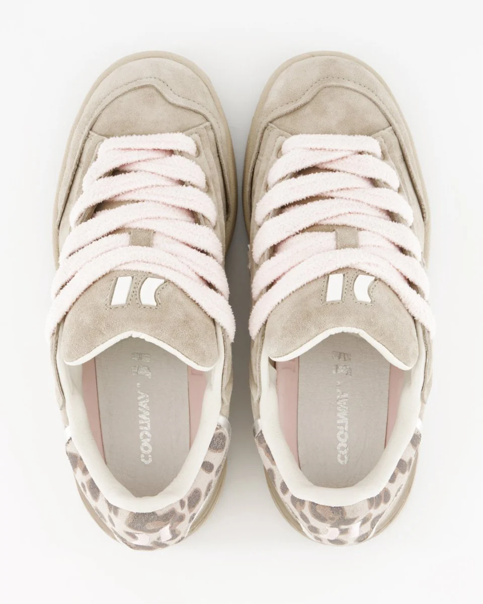 Coolway Bolk Butter White - Zapatillas chunky de piel mujer - Image 2