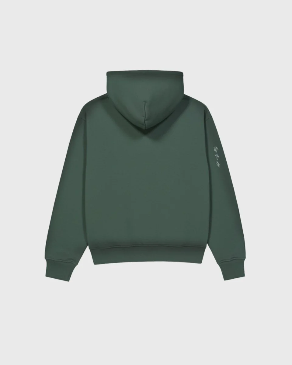 Coolway Break Green Zipped Hoodie - Sudadera con cremallera y capucha - Image 3