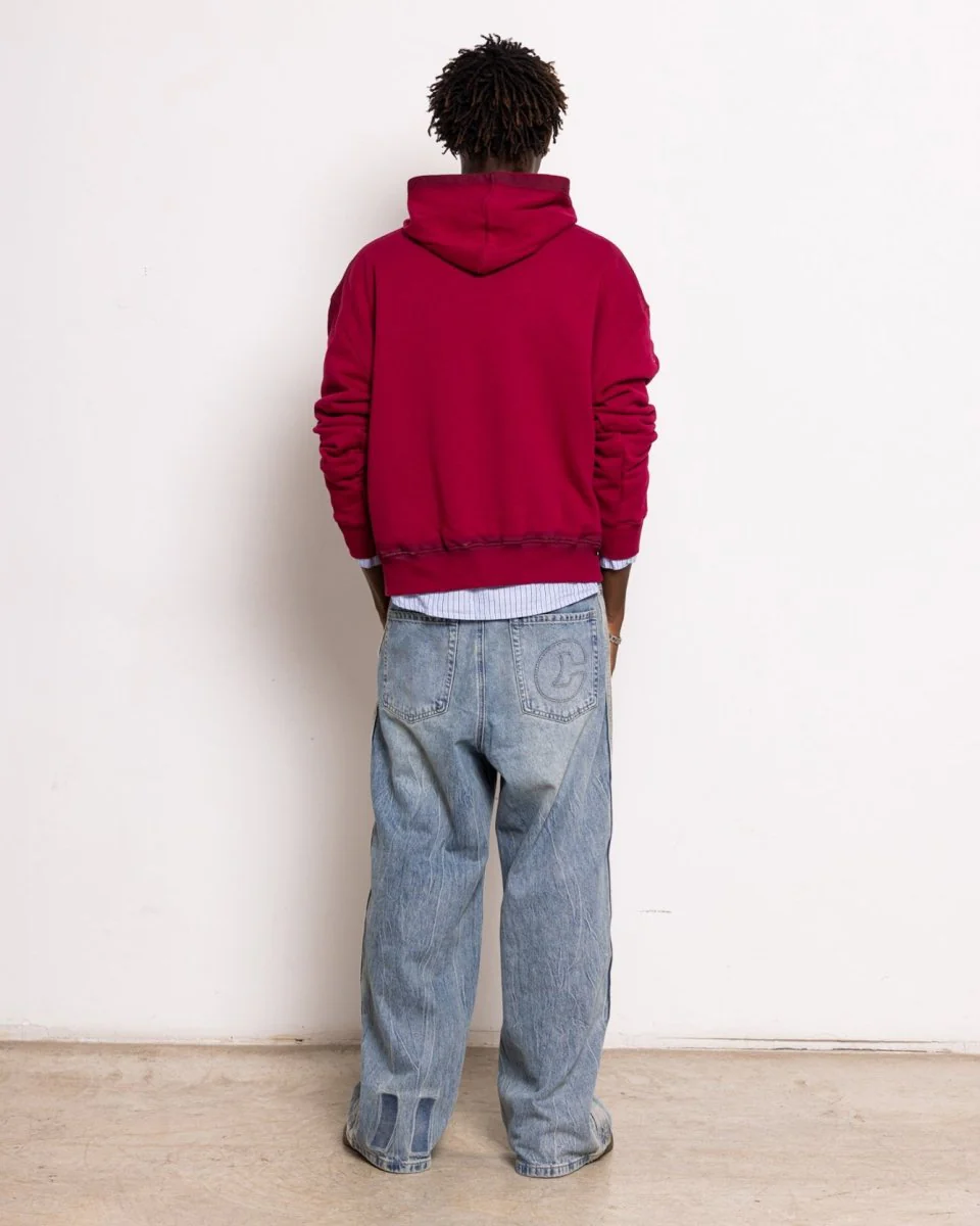 Coolway Break Wine Zipper Hoodie - Sudadera con cremallera y capucha - Image 4