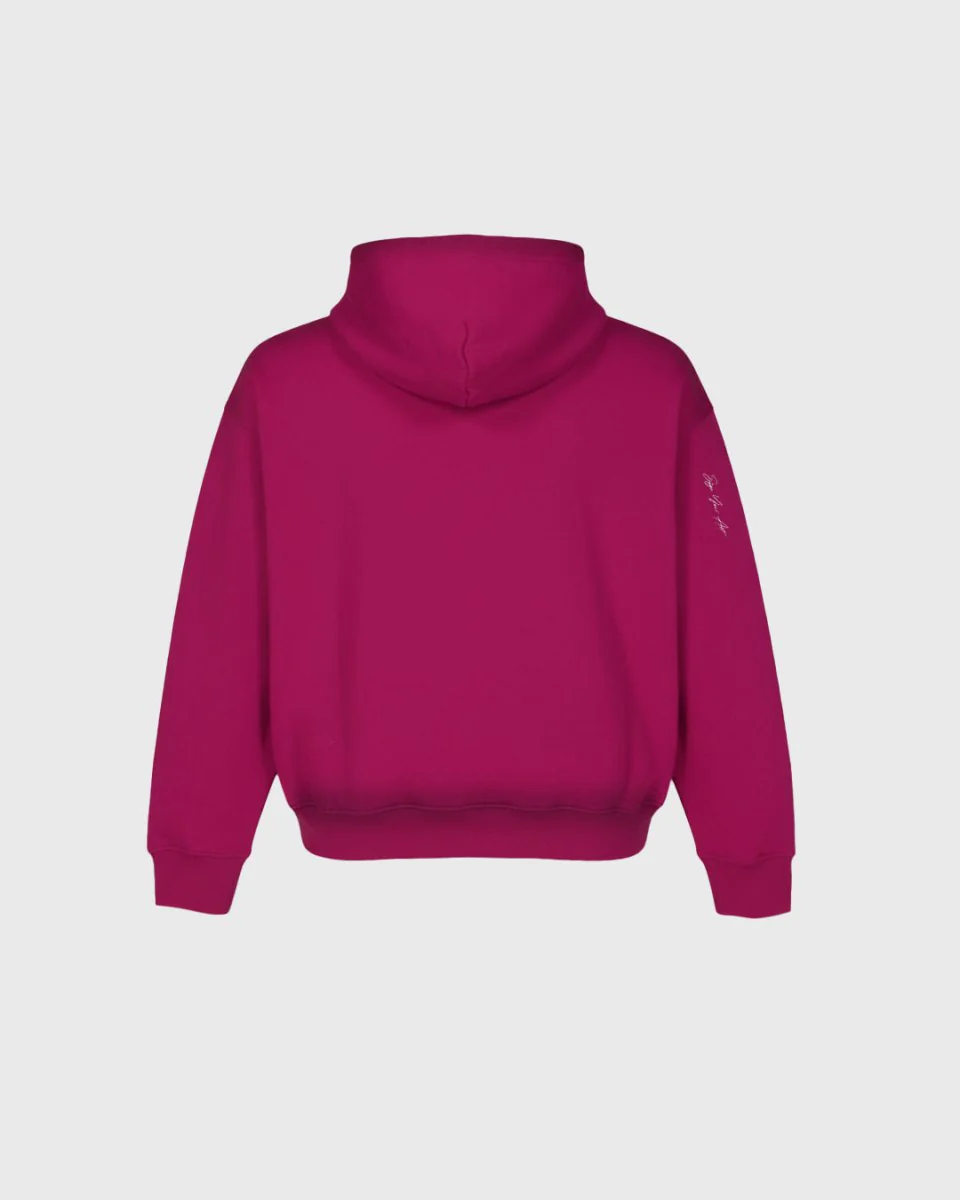 Coolway Break Wine Zipper Hoodie - Sudadera con cremallera y capucha - Image 5