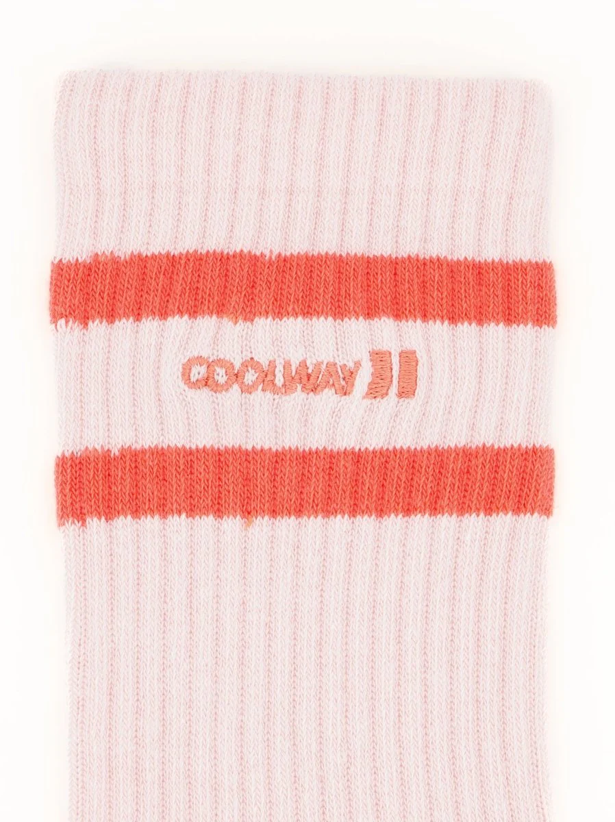 Coolway Court Pink Socks - Caldetines estilo deportivo en punto - Image 2