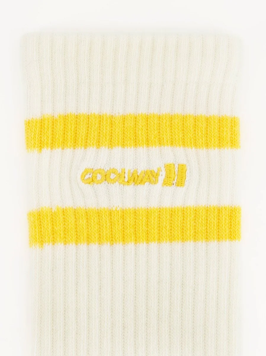 Coolway Court Yellow Socks - Caldetines estilo deportivo en punto - Image 2