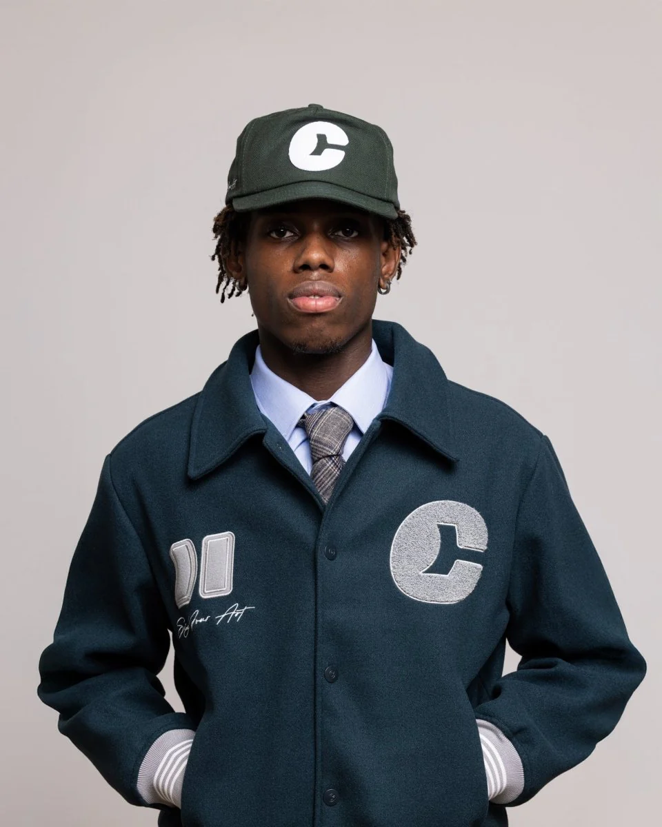 Coolway Dark Green Varsity - Chaqueta deportiva retro - Image 3