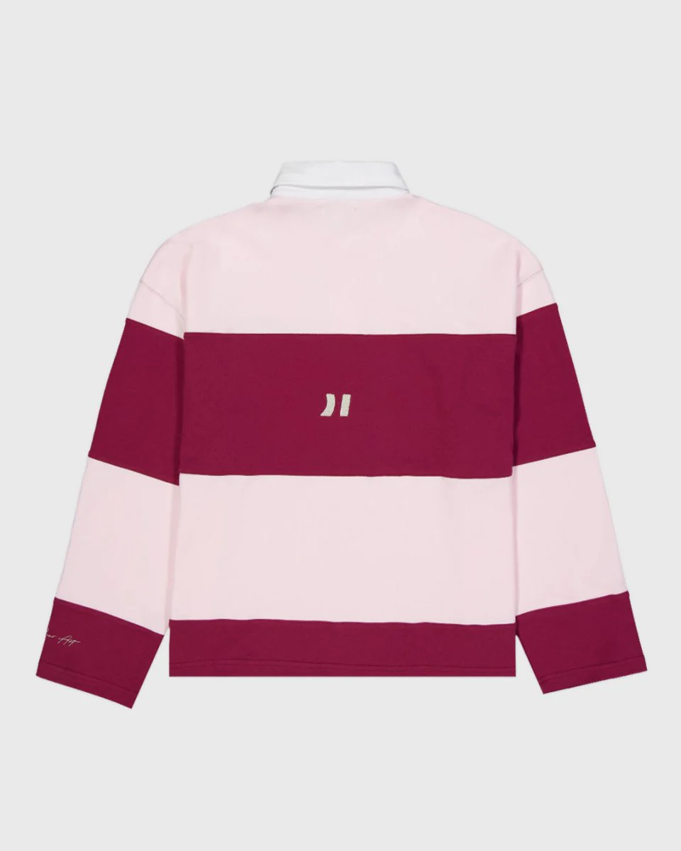 Coolway Field Strawberry Polo - Camiseta a rayas manga larga - Image 5