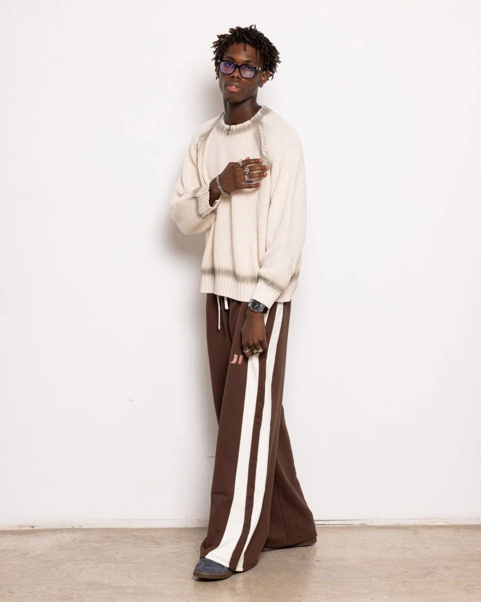 Coolway Float Brown Sweatpants - Pantalones deportivos corte relajado - Image 3