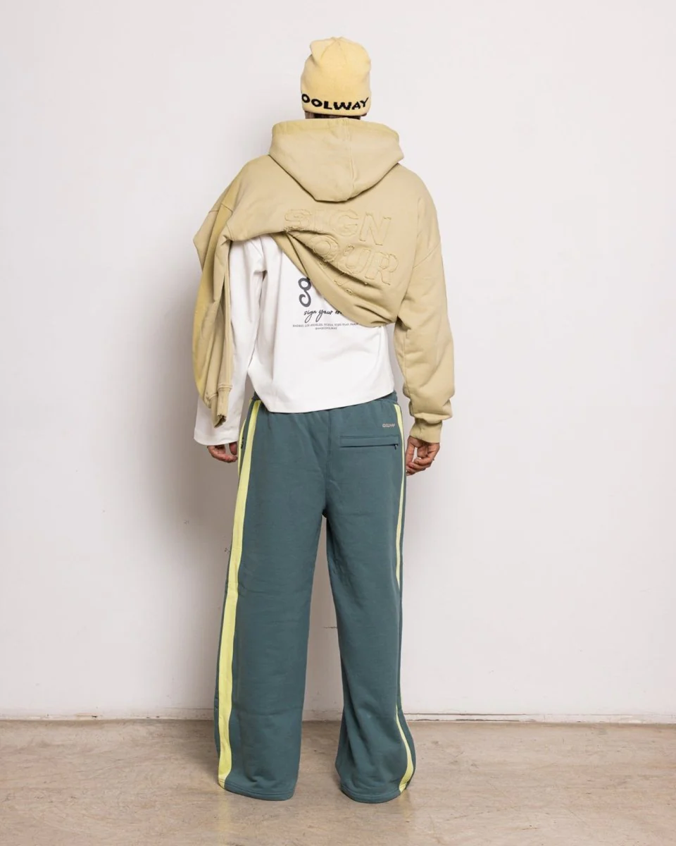 Coolway Float Green Sweatpants - Pantalones deportivos de corte relajado - Image 5
