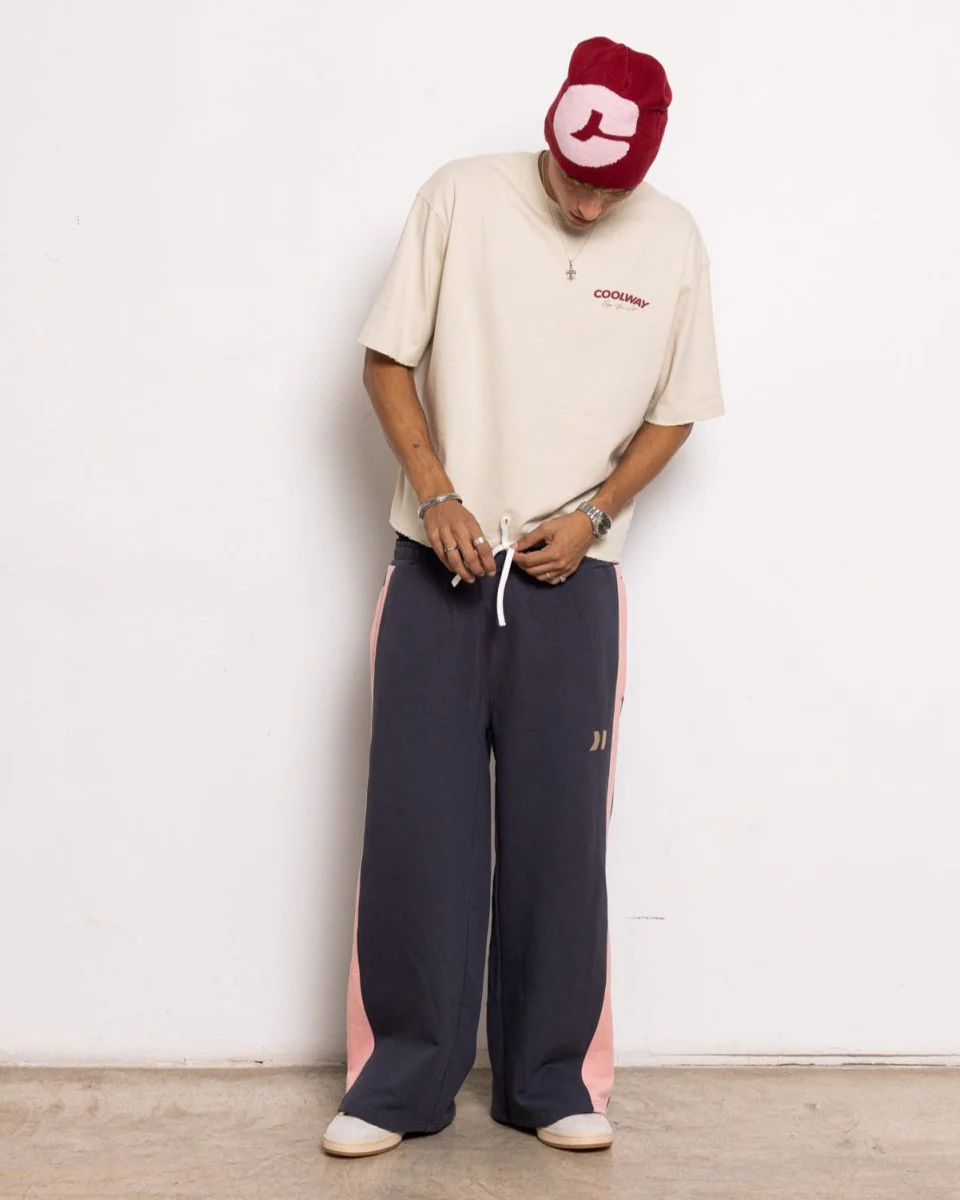 Coolway Float Navy Sweatpants - Pantalones deportivos corte relajado - Image 3