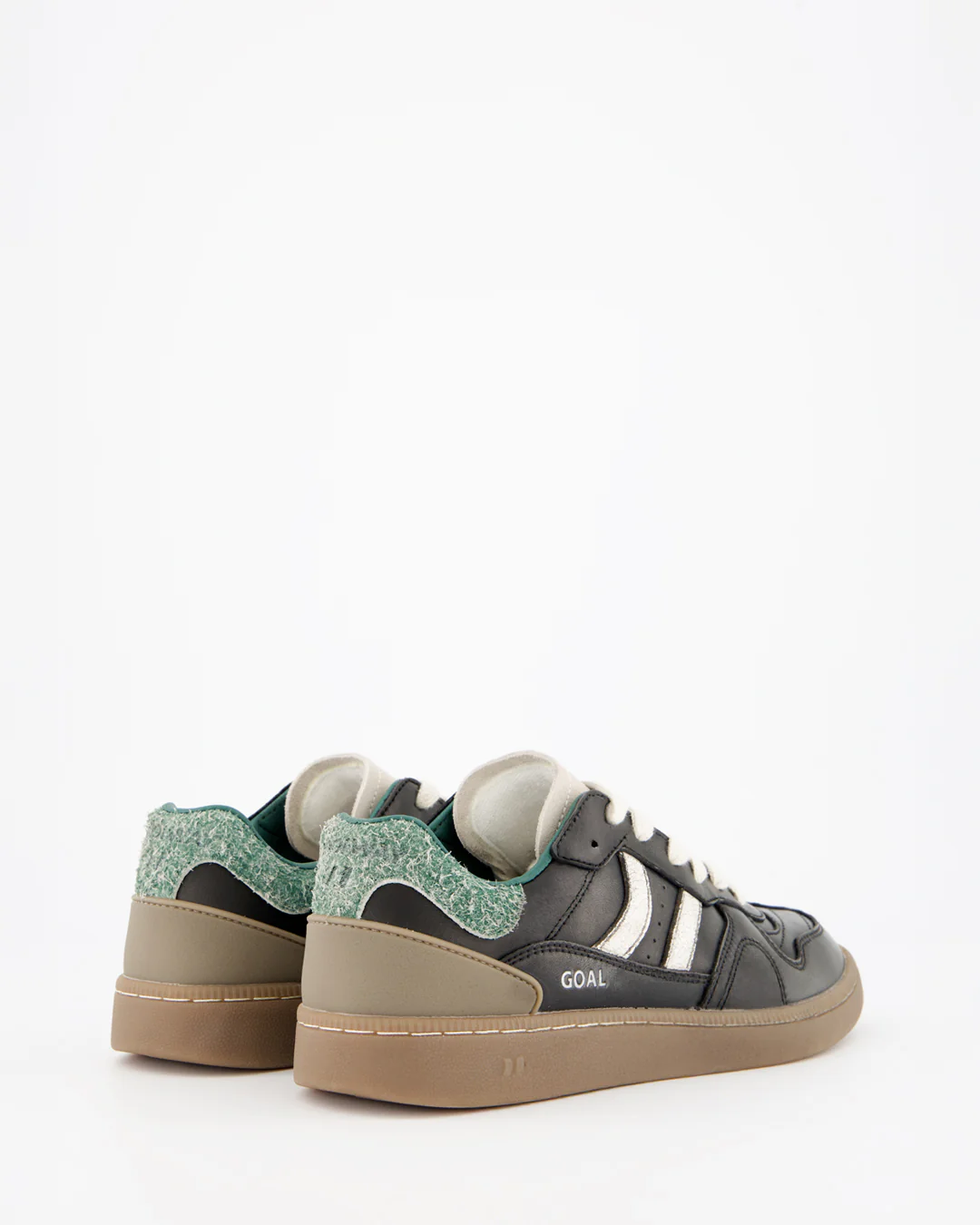Coolway Goal Ash Black - Zapatillas de piel negras - Image 3