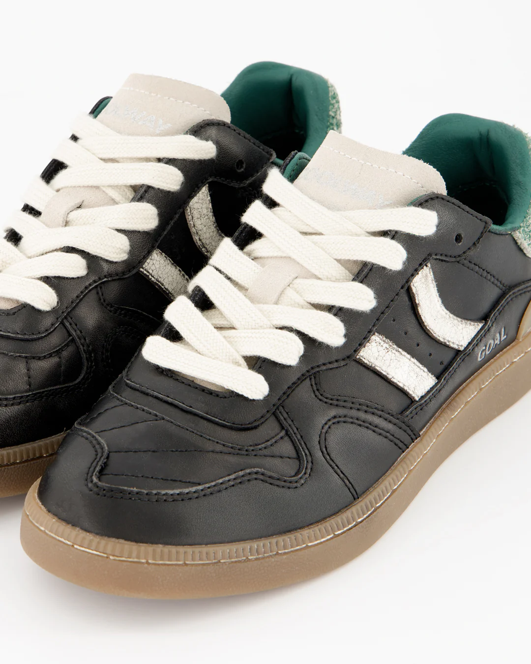 Coolway Goal Ash Black - Zapatillas de piel negras - Image 4