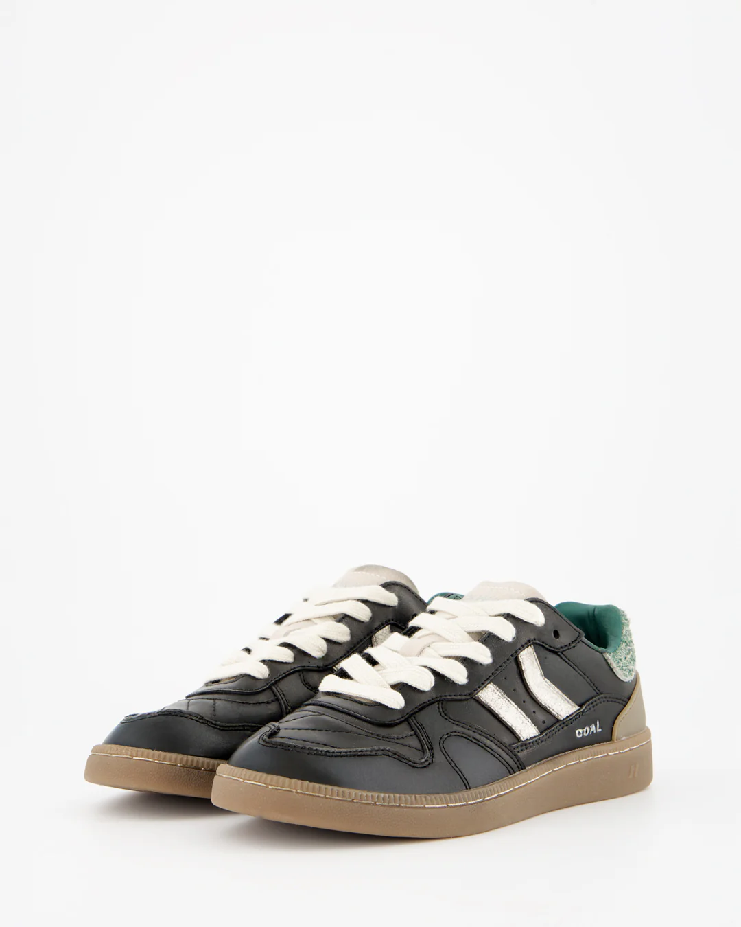 Coolway Goal Ash Black - Zapatillas de piel negras - Image 5