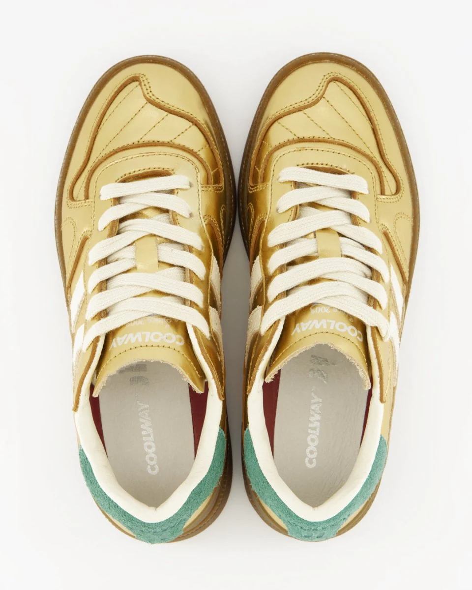 Coolway Goal Champagne Shine - Zapatillas de piel - Image 2