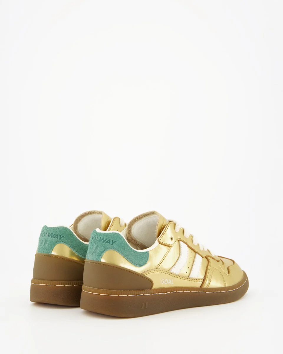 Coolway Goal Champagne Shine - Zapatillas de piel - Image 3