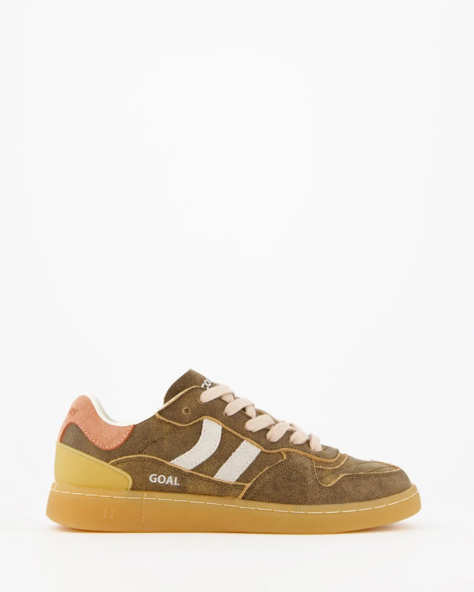 Coolway Goal Chestnut Sip - Zapatillas de piel
