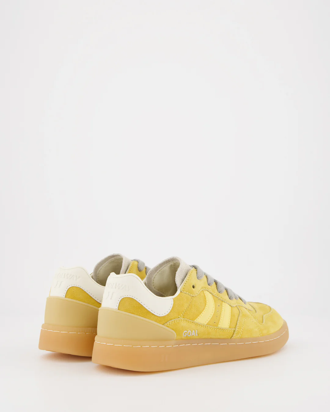 Coolway Goal - Zapatillas de piel amarillas - Image 3