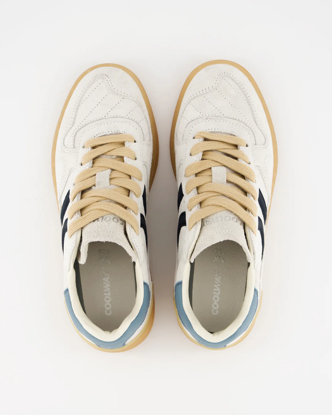 Coolway Goal - Zapatillas de piel grises - Image 4