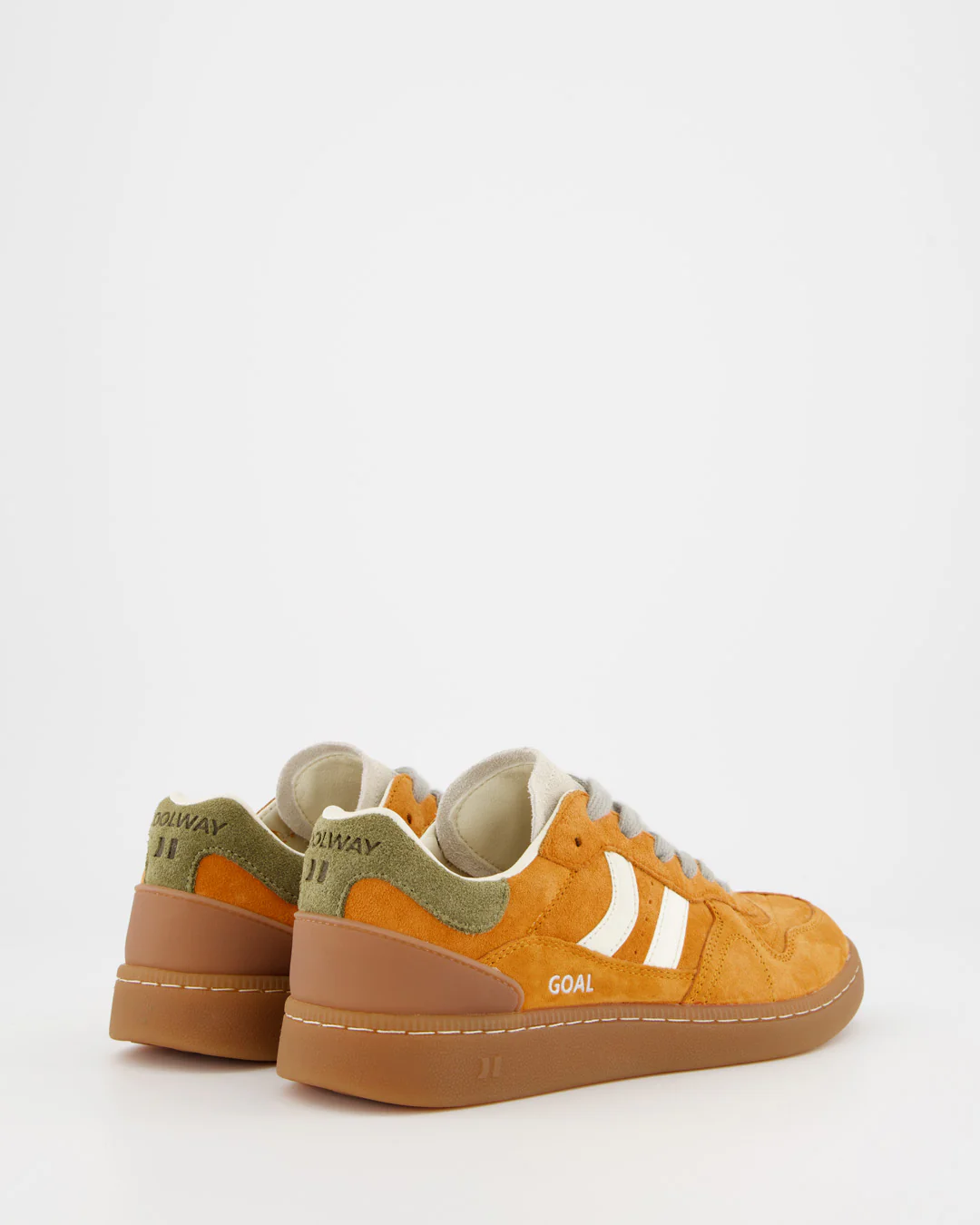 Coolway Goal - Zapatillas de piel naranjas - Image 5