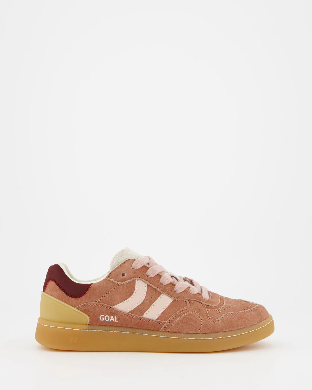 Coolway Goal - Zapatillas de piel rojo claro