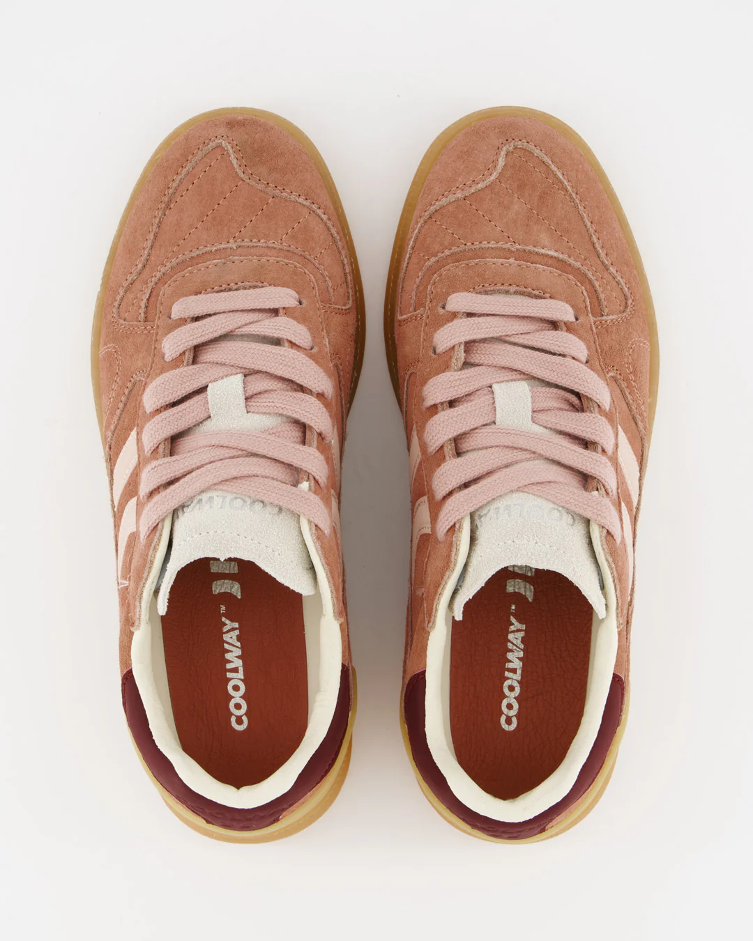 Coolway Goal - Zapatillas de piel rojo claro - Image 3