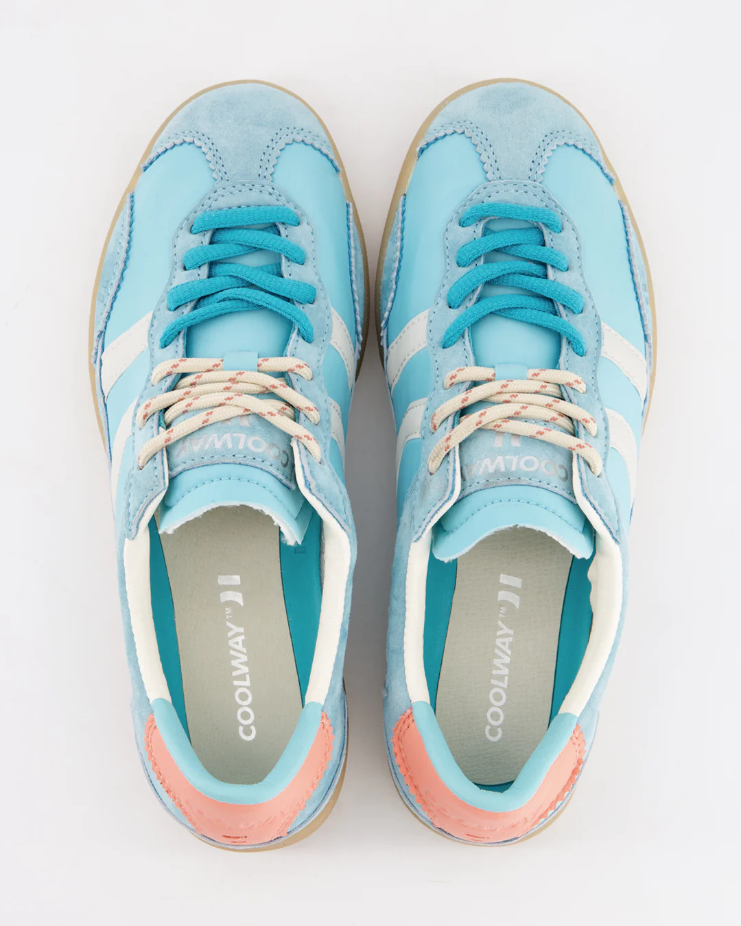 Coolway Kizuna Ice Blue - Zapatillas deportivas de ante y nylon - Image 2