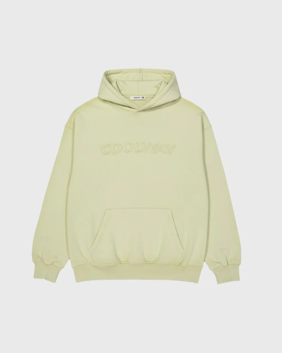 Coolway Washed Green Hoodie - Sudadera con capucha