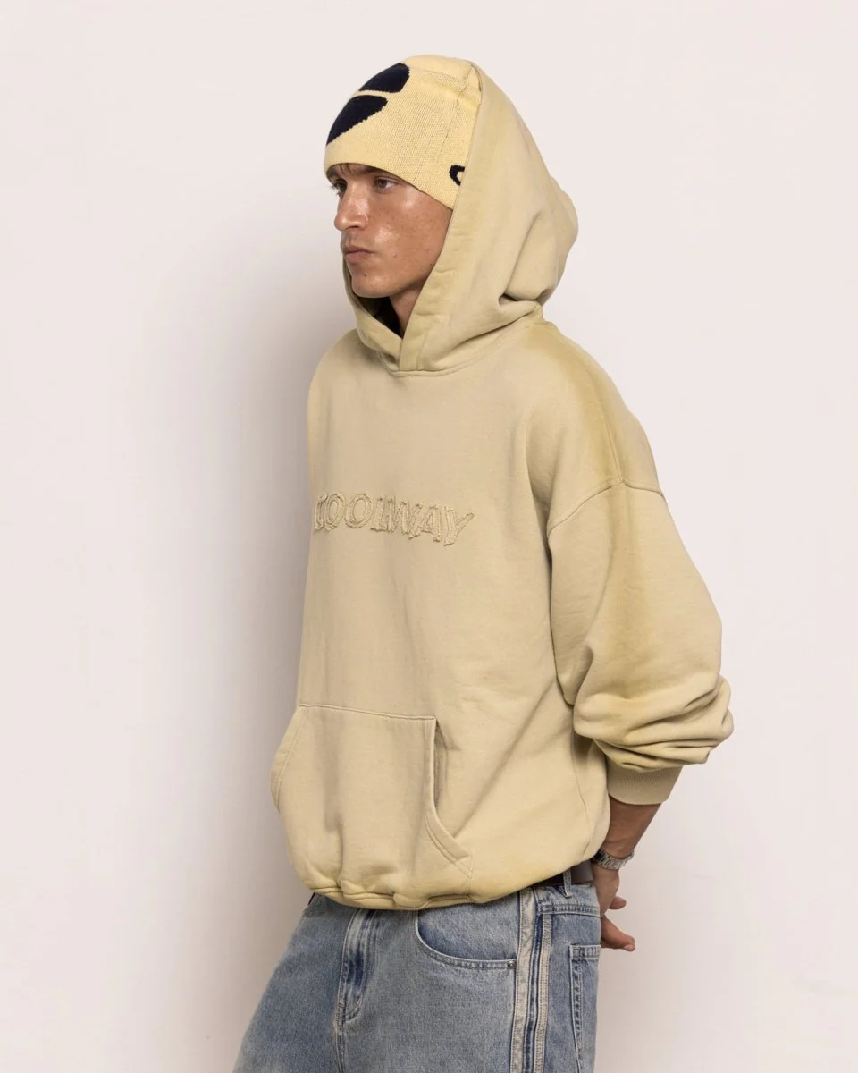 Coolway Washed Green Hoodie - Sudadera con capucha - Image 3