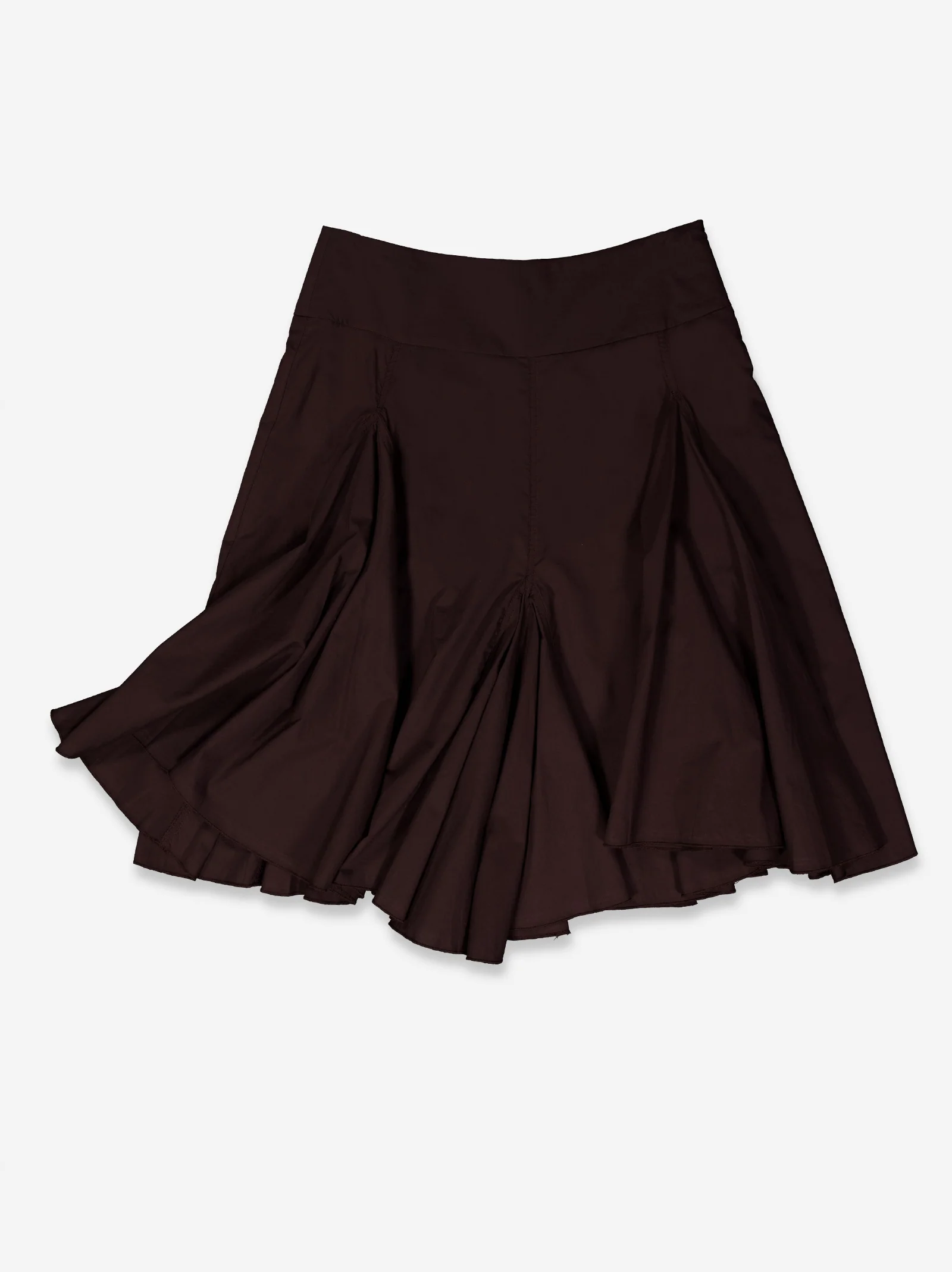 Falda midi con pliegues de vuelo - Carrie - Image 5