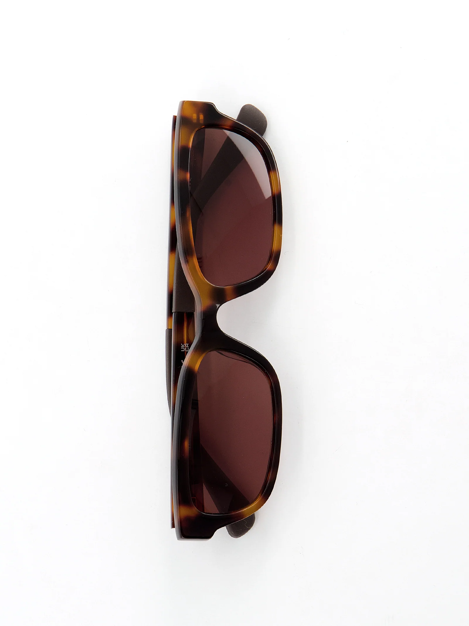 Gafas de sol carey rectangulares con lente rosado - Saint - Image 3