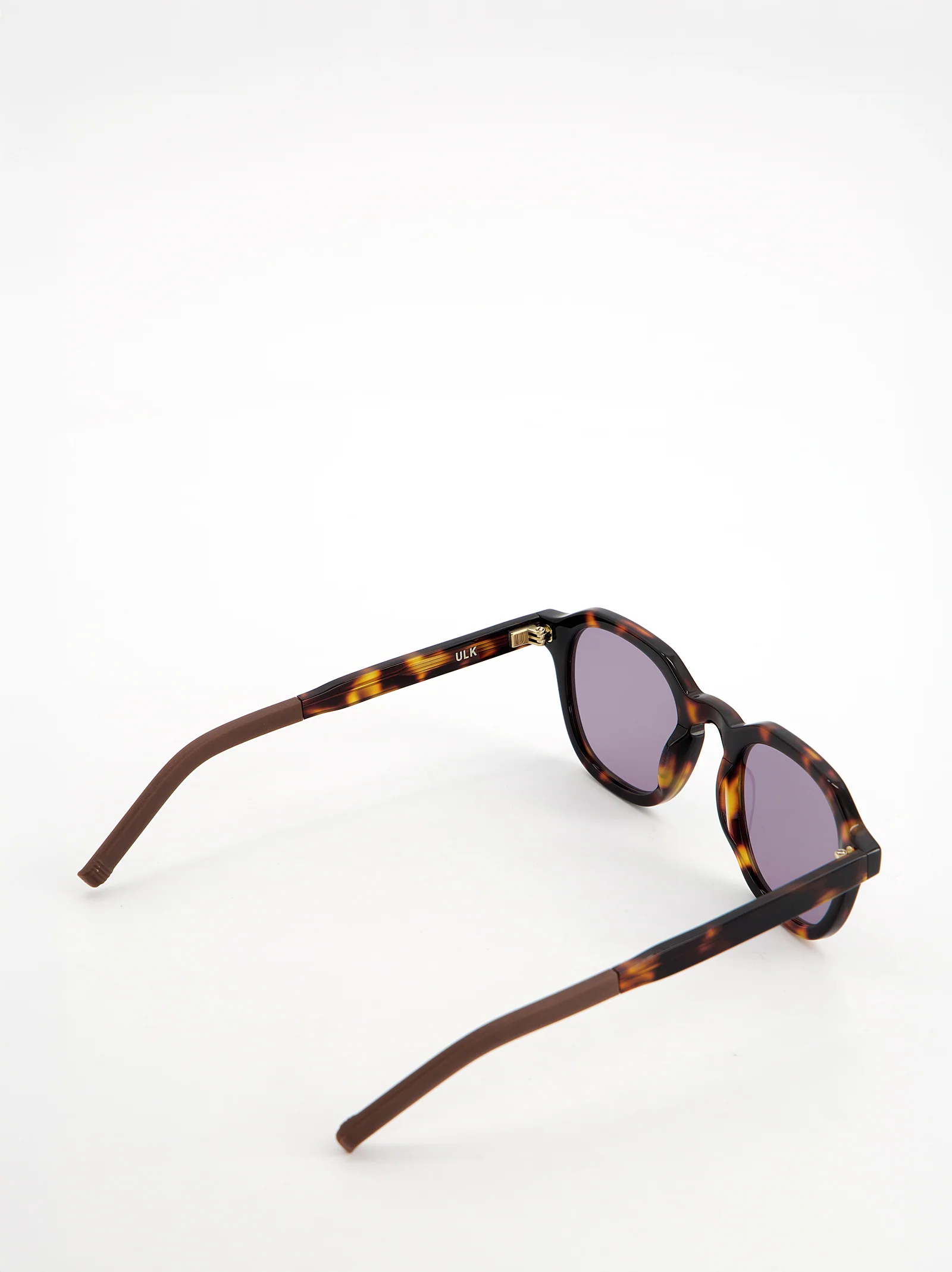 Gafas de sol carey redondas con lente lila - Bowie - Image 3