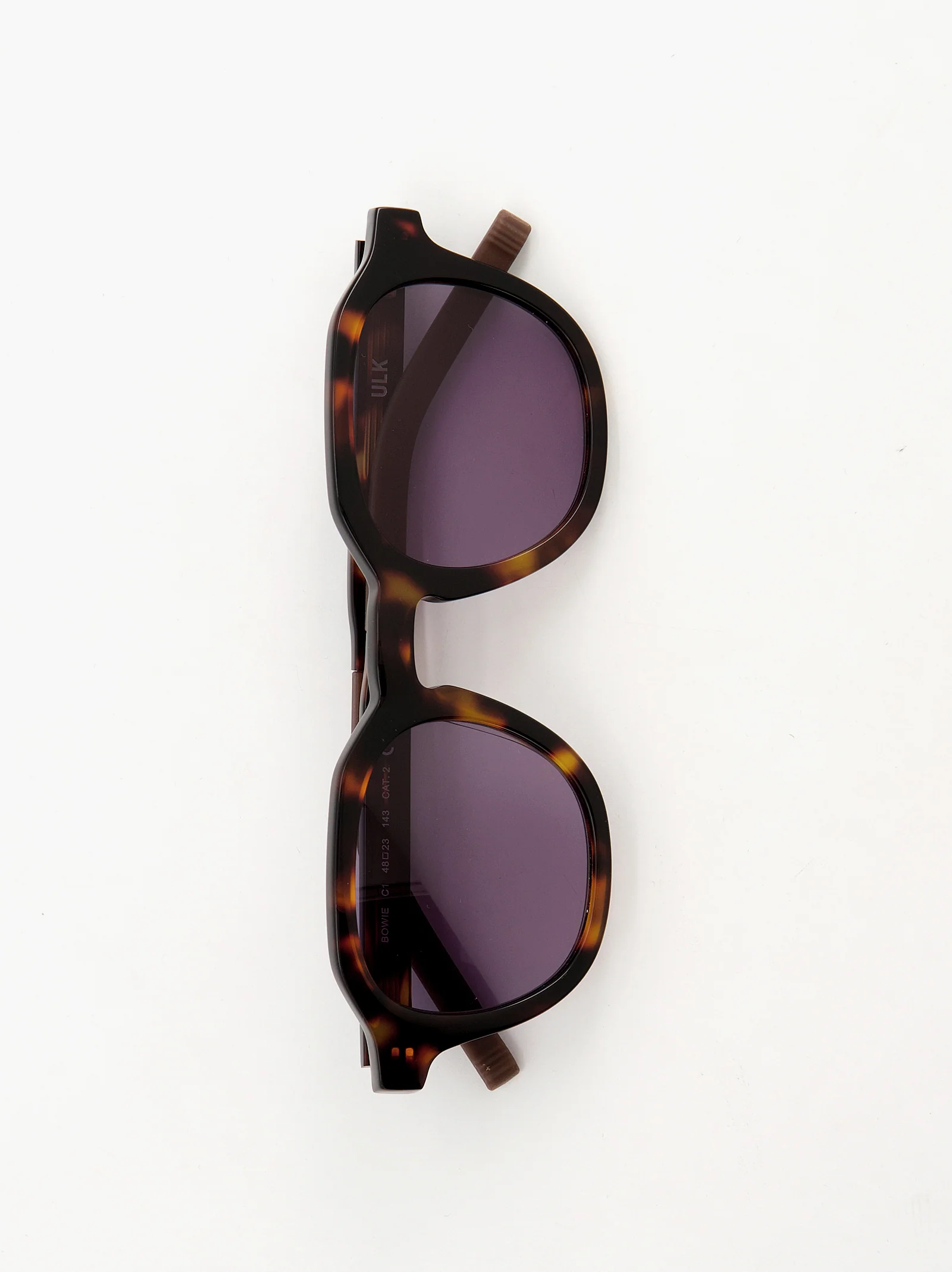 Gafas de sol carey redondas con lente lila - Bowie - Image 4