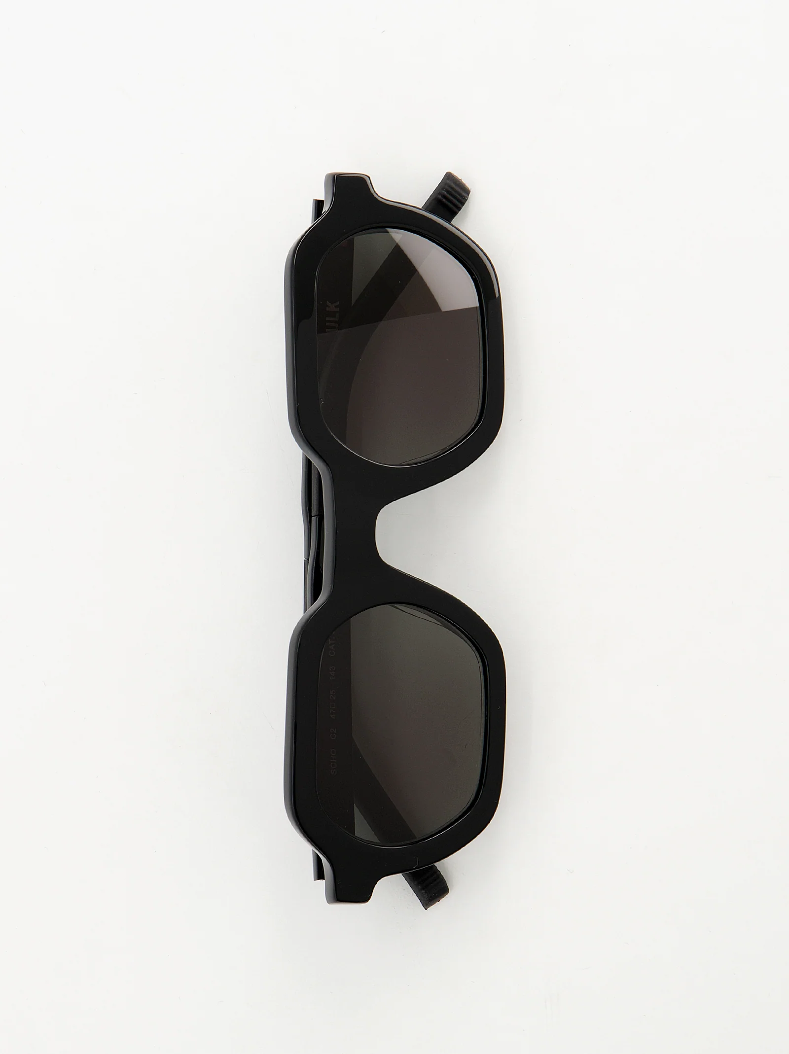 Gafas de sol negras montura geométrica - Soho - Image 3