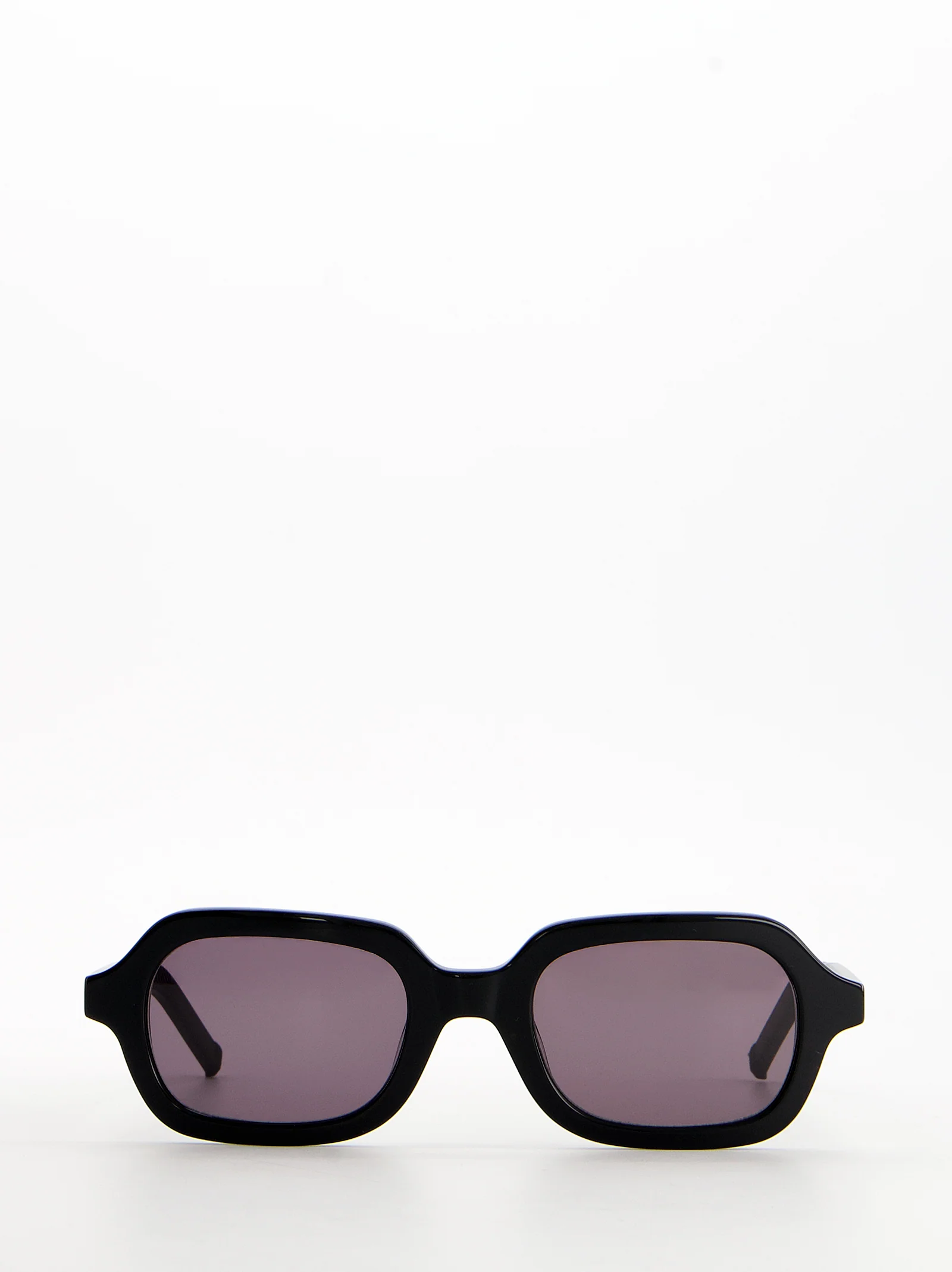 Gafas de sol rectangulares negras con lente lila - Harlem
