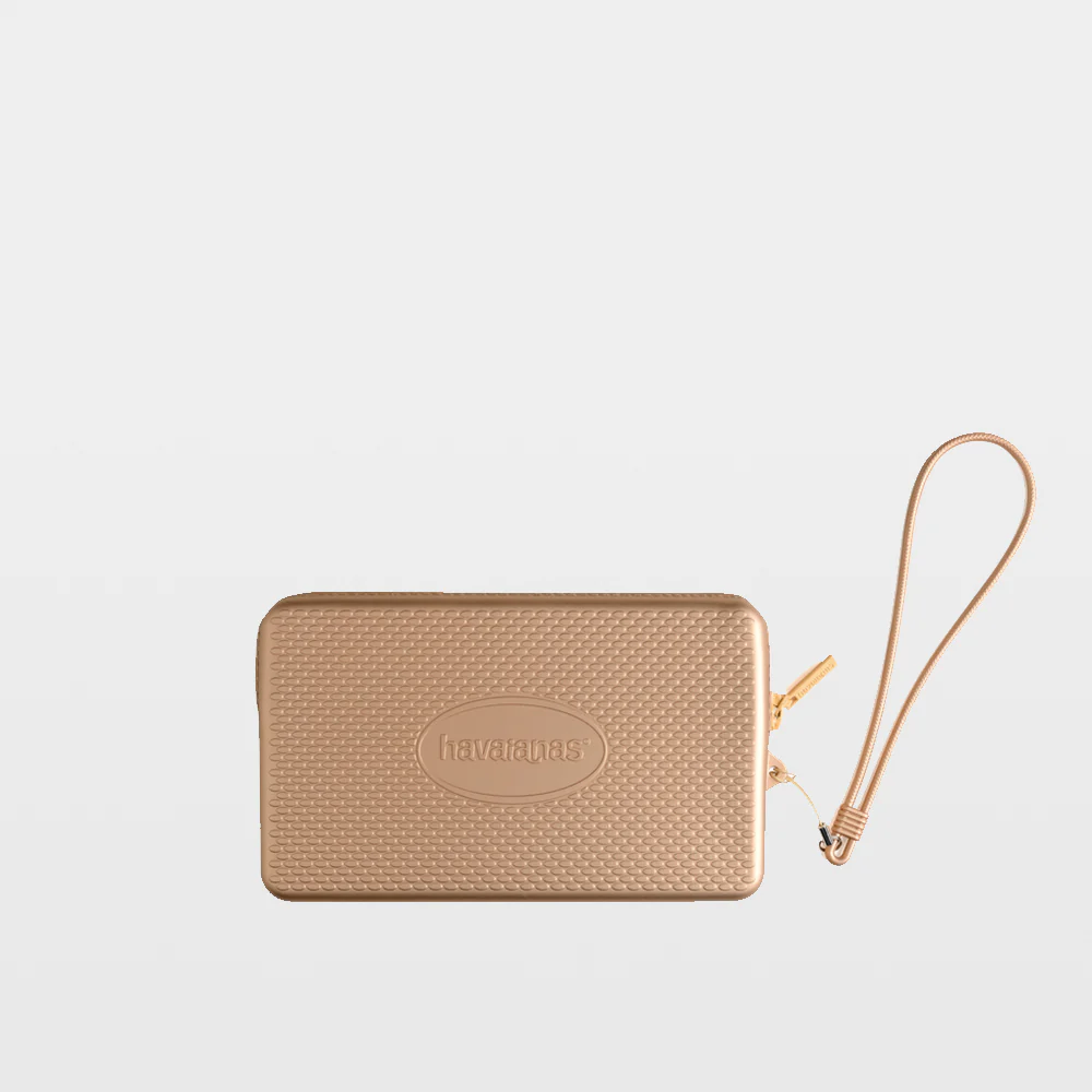 Mini bolso dorado Havaianas