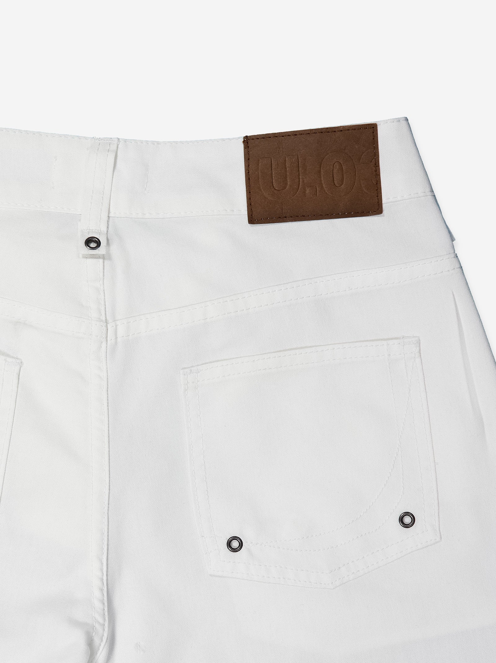 Jeans de pernera curva blanco - Jones - Image 6