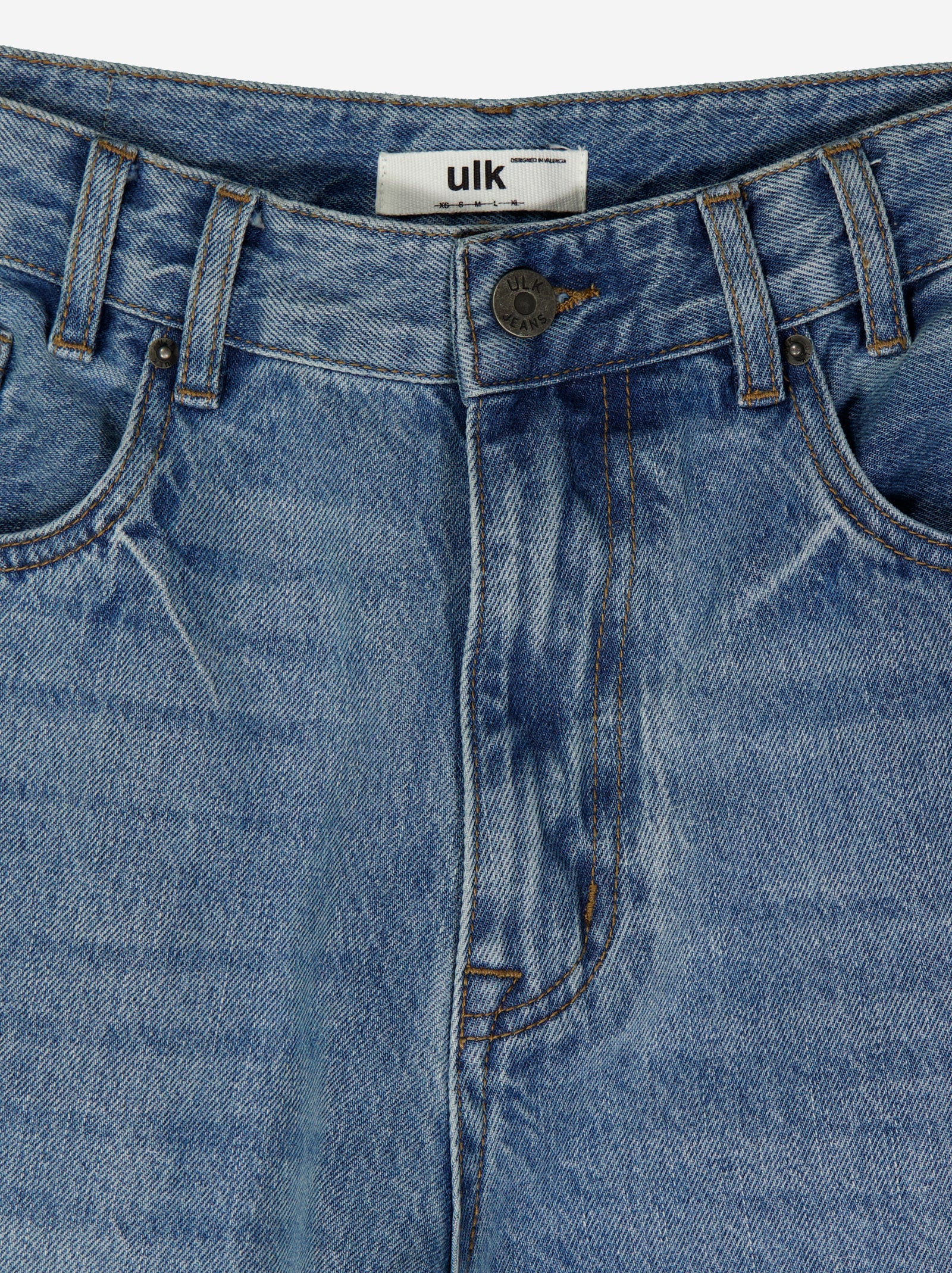 Jeans straight fit efecto lavado - Thik - Image 4