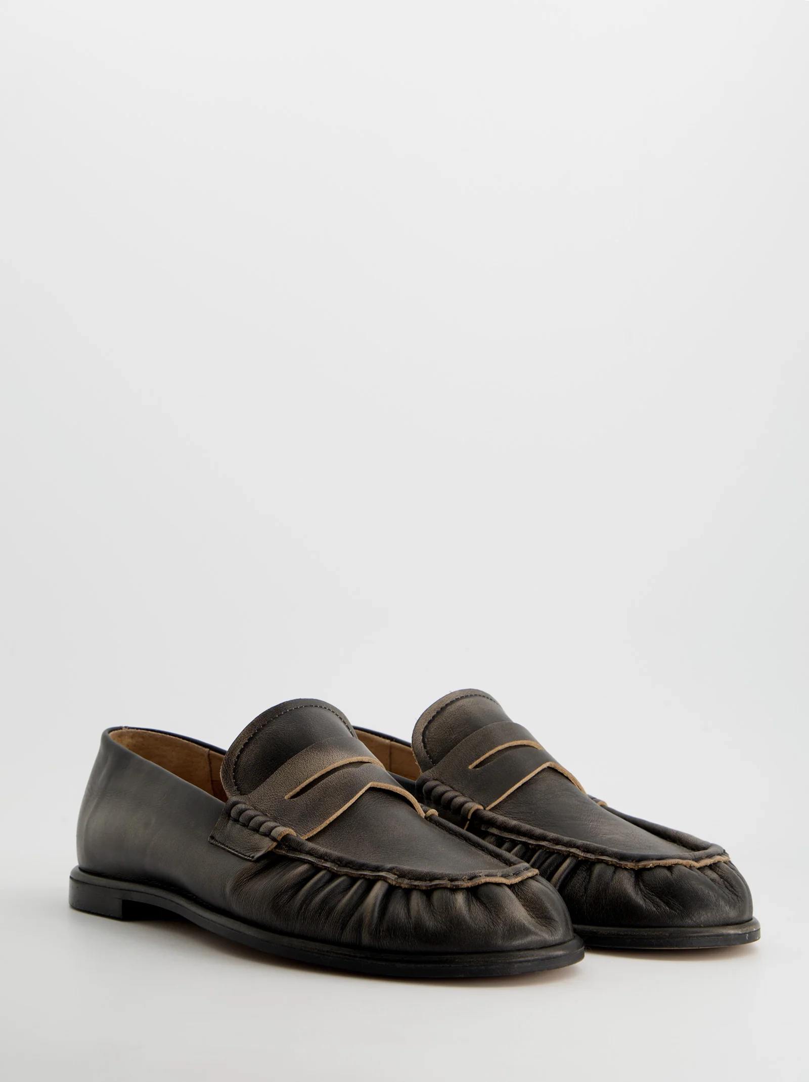 Mocasines de piel efecto desgastado - Kassai - Image 4