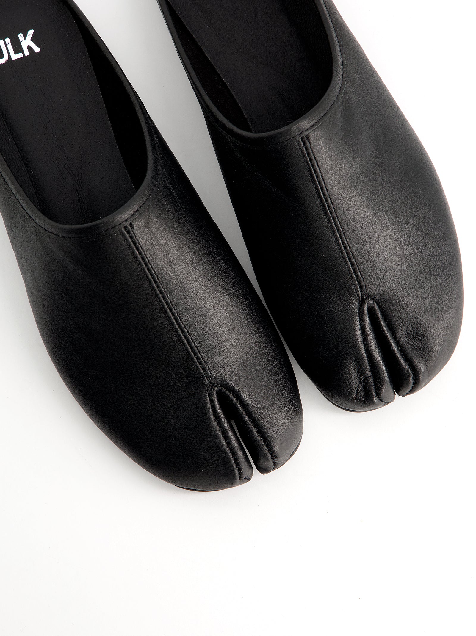 Mules tabi en piel negra - Casablanca - Image 2
