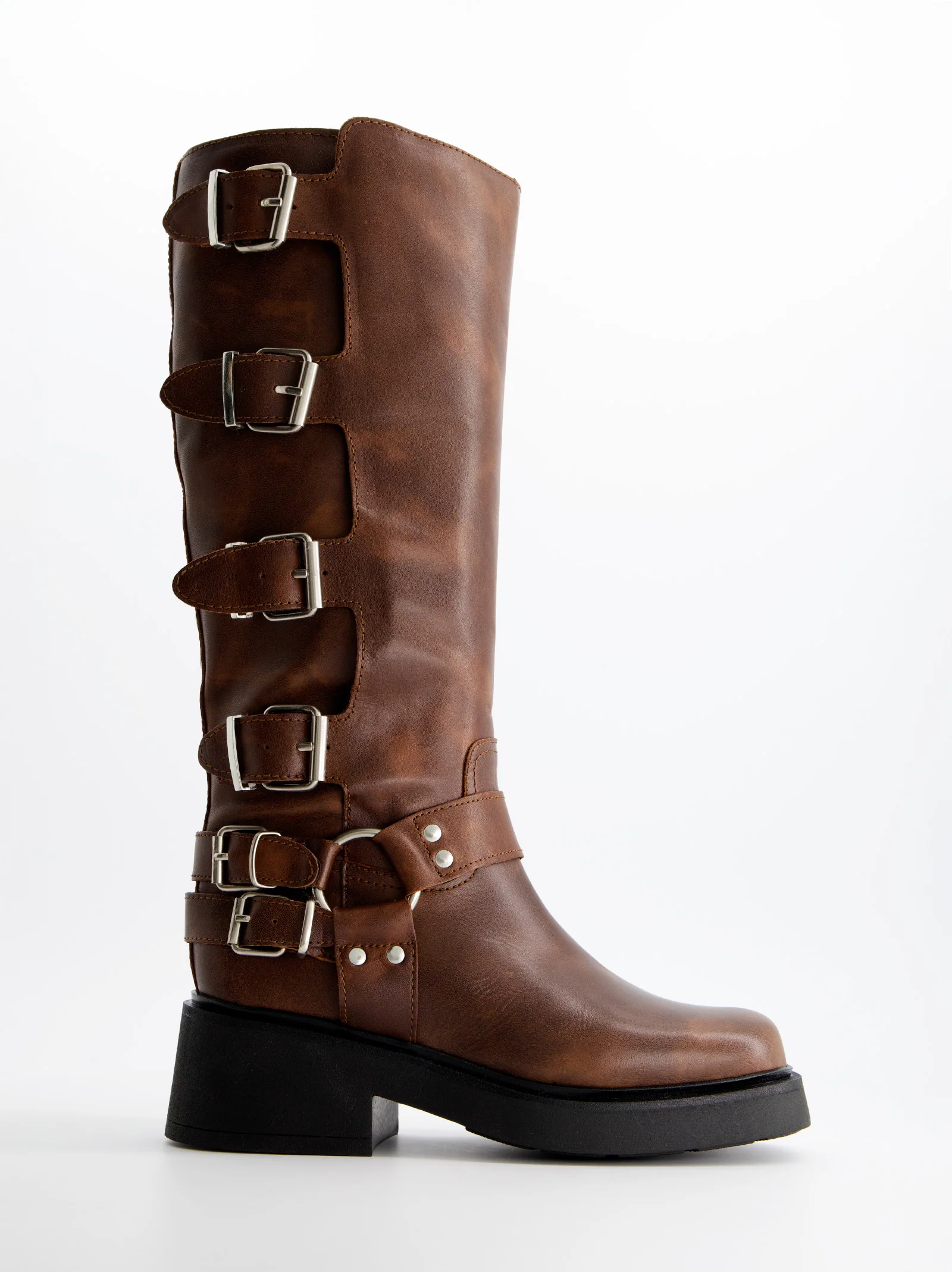 Bota biker de piel - Ulanka Cross vip