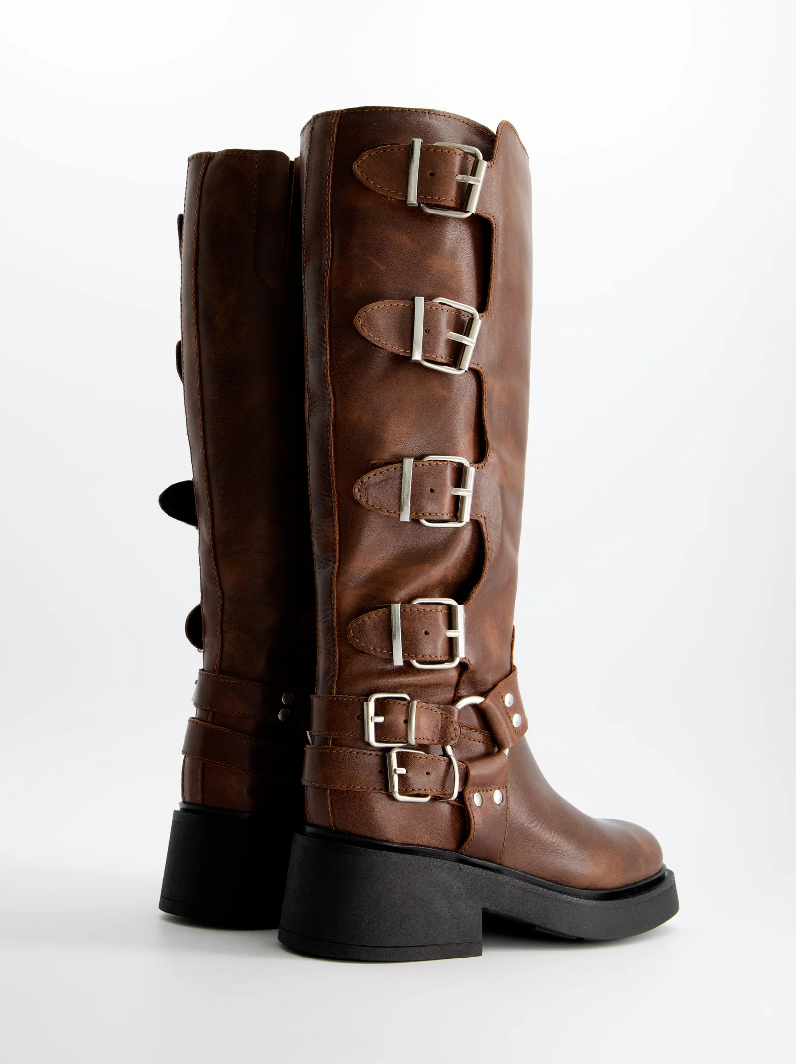 Bota biker de piel - Ulanka Cross vip - Image 5