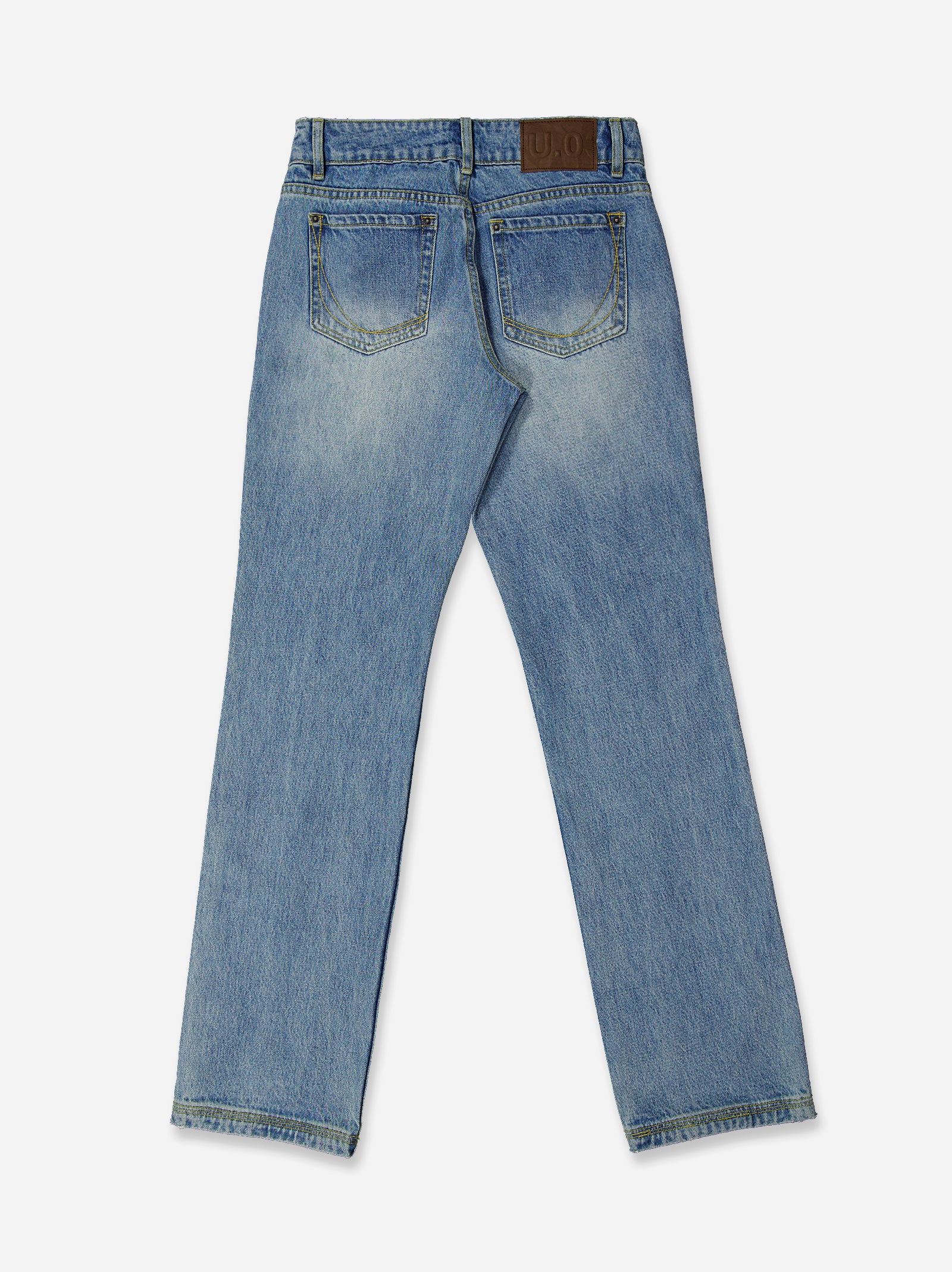Pantalón denim claro efecto lavado - Aya - Image 4